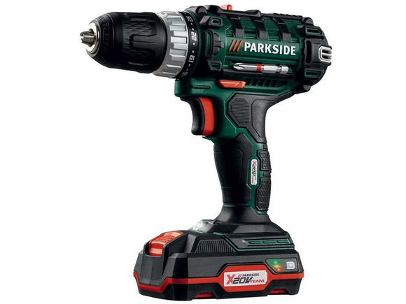 Parkside Cordless Drill 20v Lithium-ion Battery Screwdriver PABS 20-Li C3