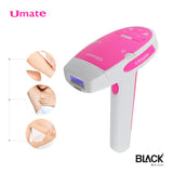Umate Professional Beauty Machine LCD Laser Hair Removal IPL Permanent Hair Epilator Home Pulsed Light