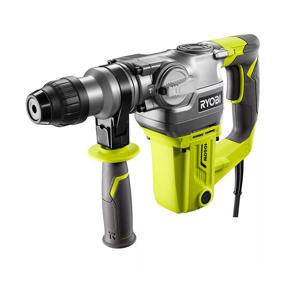 Ryobi Drill and chisel hammer SDS-Plus (1050 W motor; 3.6 joules; 3 drill bits, 1 flat and 1 pointed chisel) RSDS1050-K