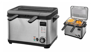 Silver-Crest Stainless Steel Dual Fryer